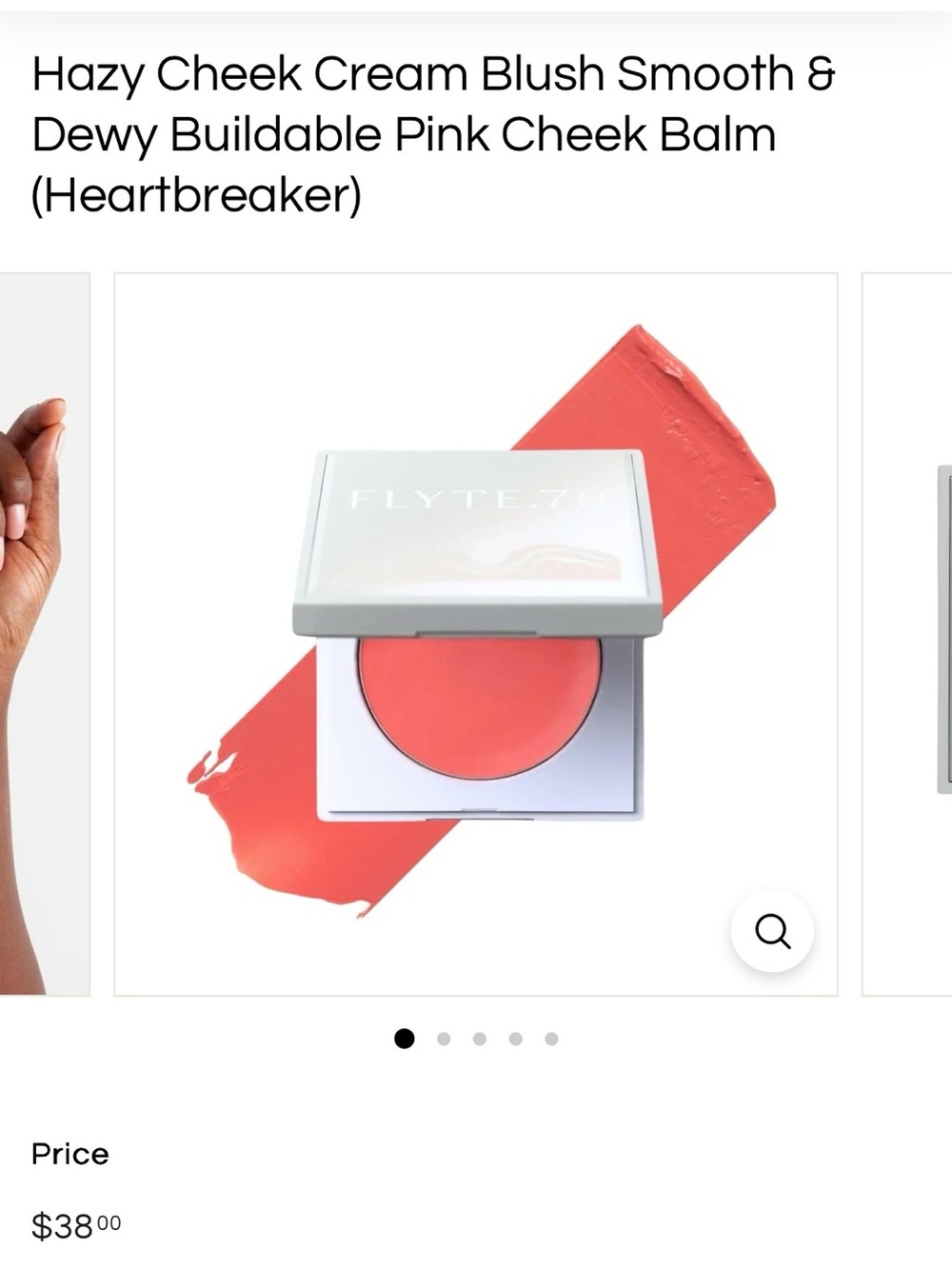 Flyte.70 Cream Cheek Balm — Heartbreaker Pink